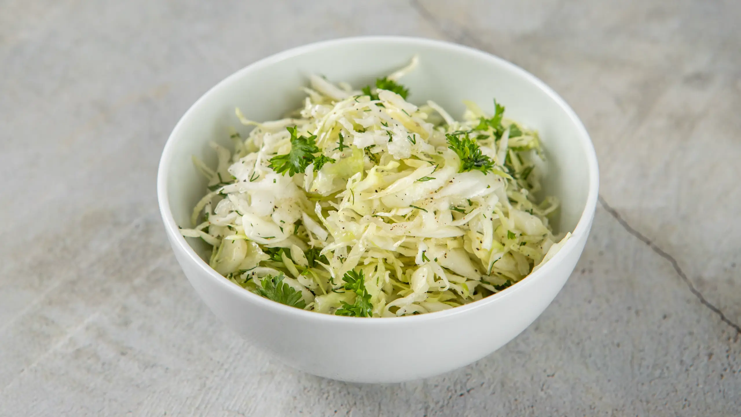 Gehobelter Krautsalat